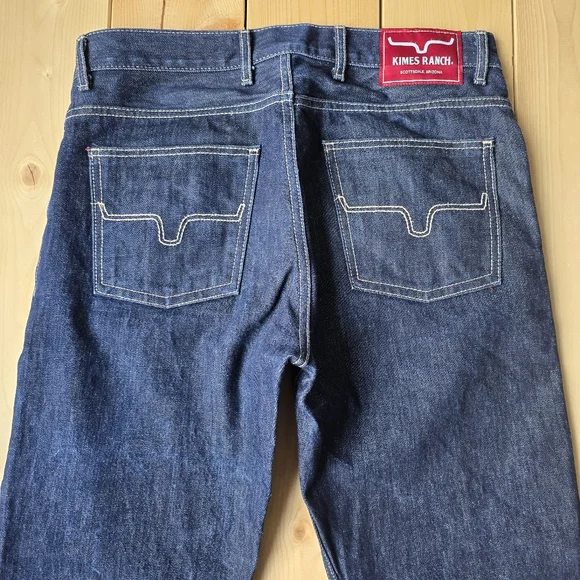 Kimes Ranch James Mid Low Rise Straight Bootcut Jeans Mens 32X32 - Picture 10 of 12